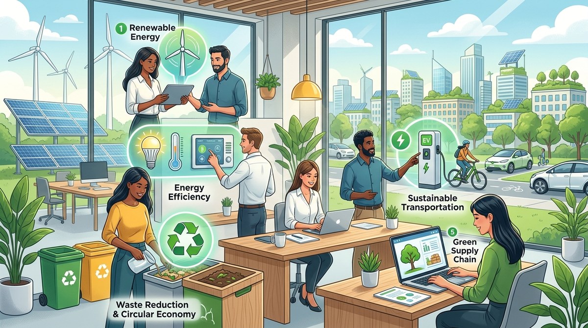 Top 5 Sustainable Practices for Businesses to Reduce Carbon Emissions