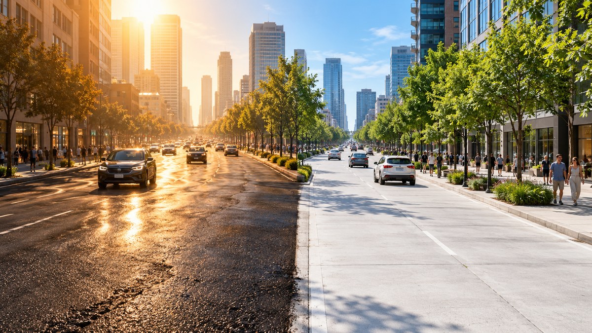 Why Your City's Pavement Is Making Climate Change Worse and How Cool Pavements Can Help